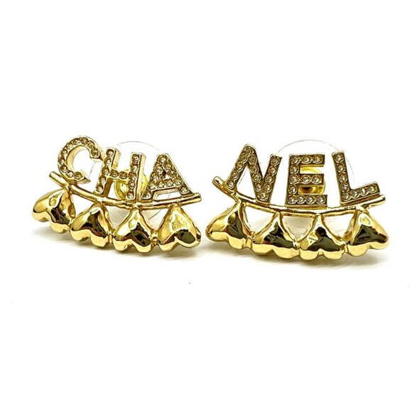 CHANEL Gold Earrings - Picture 1 of 6